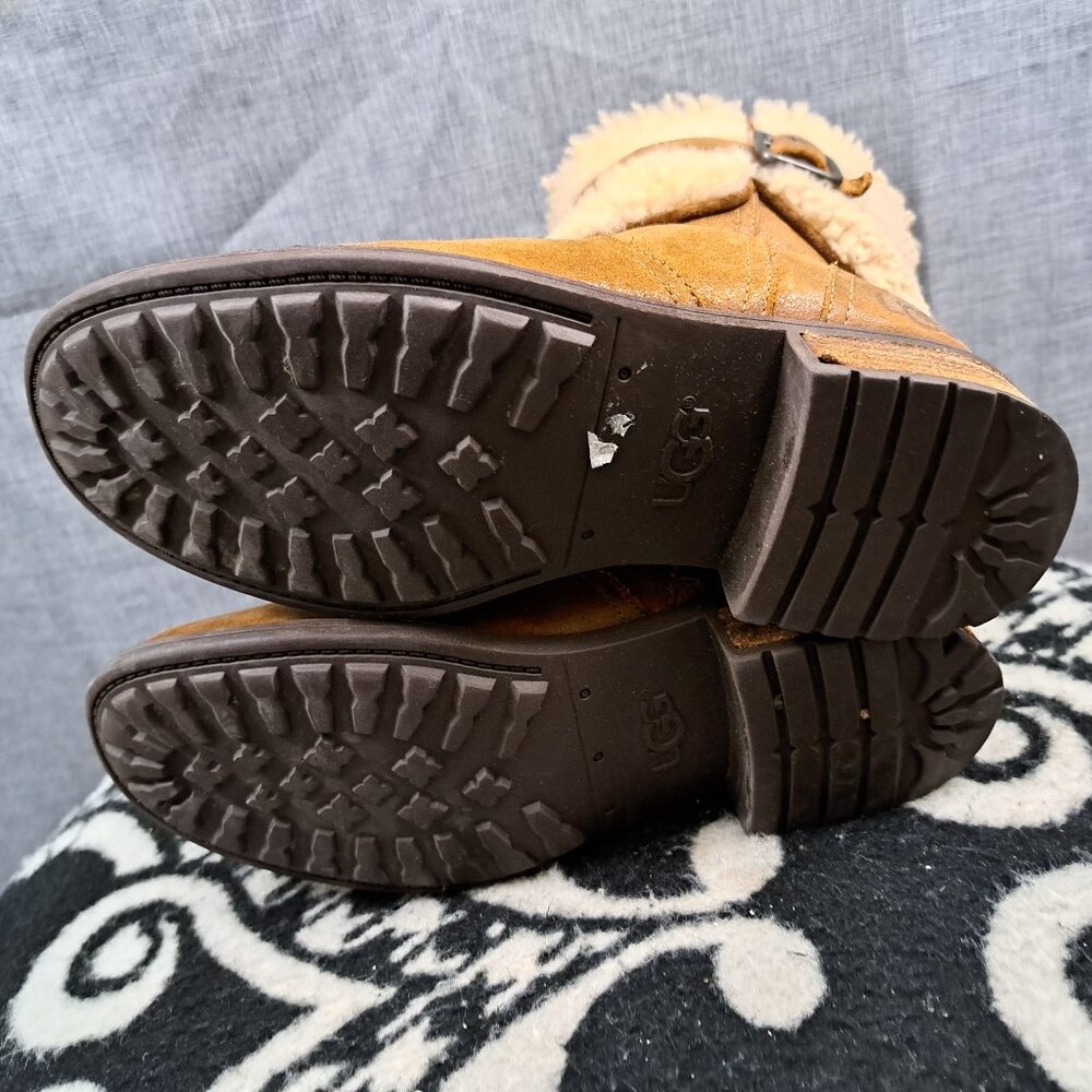 %Size 7.5 UGG Women's Blayre II Boots Water-Resistant Medial Zipper D15 - Picture 6 of 14